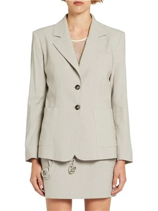 KAFFE Blazer Donna Monopetto Con Risvolto A Tacca | Slim Fit, Lunghezza Fianchi | 68% Poliestere, 28% Viscosa - Foto 9