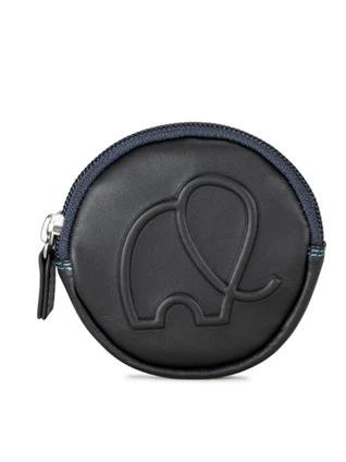 Quiges nero in acciaio INOX 12 mm Mini moneta a forma di
