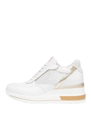Nero Giardini I205220D Sneakers donna in pelle nera - DM CALZATURE