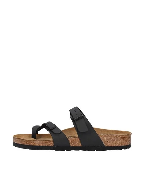 CIABATTE MAYARI IN BIRKO FLOR UNISEX ADULTO NERO