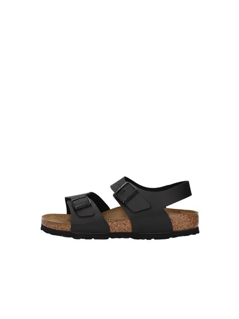 SANDALI BASSI YORK BIRKO FLOR UNISEX BAMBINO NERO