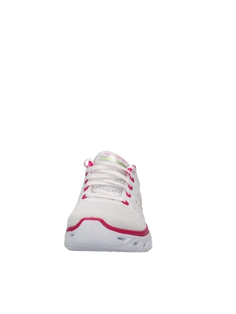 Skechers white pink hotsell