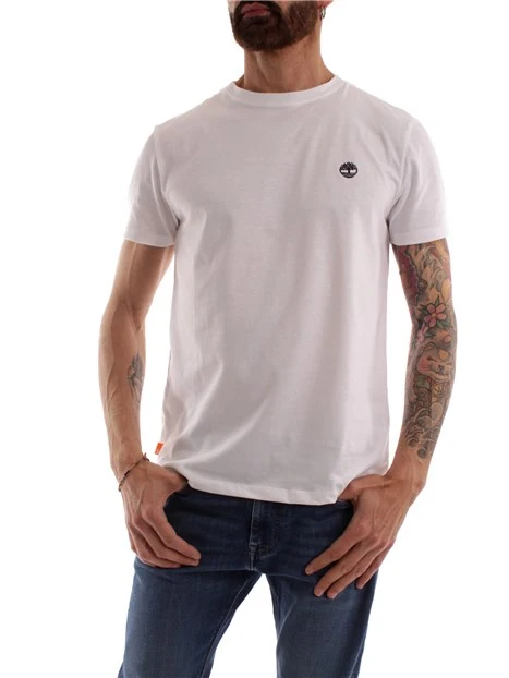 T-shirt con logo bianca