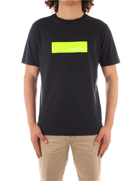 T-shirt con banda fluo