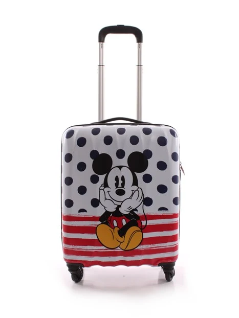 TROLLEY CABINA DISNEY LEGENDS 55 CM ALFATWIST 2.0  MICKEY BLUE DOTS