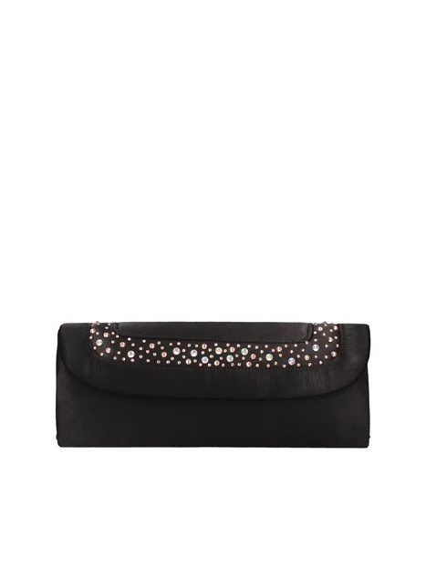 BORSA A SPALLA STRASS CON CATENA