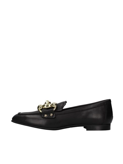 MOCASSINI VICTORIA CON MORSETTO DONNA NERO