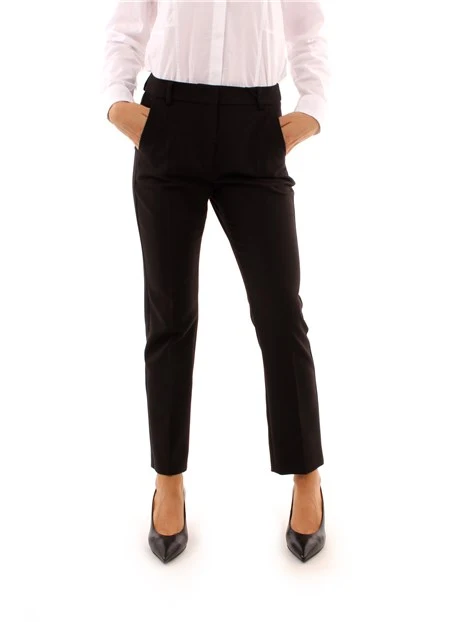 PANTALONE A SIGARETTA DONNA NERO
