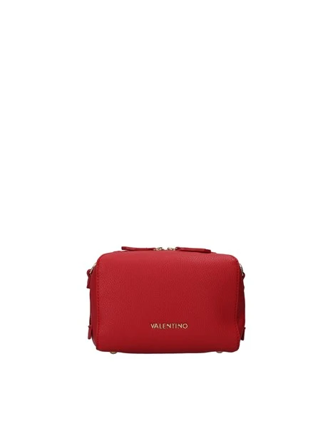 BORSA A SPALLA CON LOGO SUPERIORE DONNA ROSSO