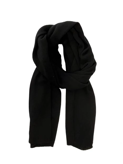 STOLA IN MISTO CASHMERE NERO