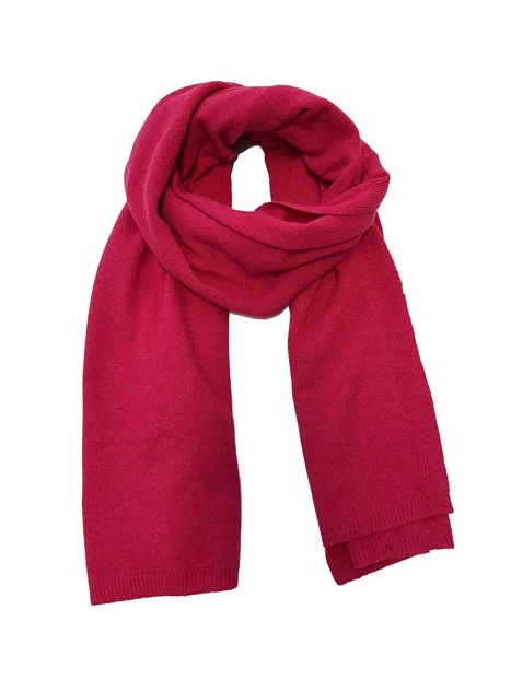 STOLA IN MISTO CASHMERE FUXIA
