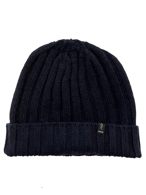 CAPPELLO IN MISTO CASHMERE BLUE