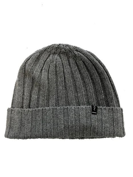 CAPPELLO IN MISTO CASHMERE GRIGIO