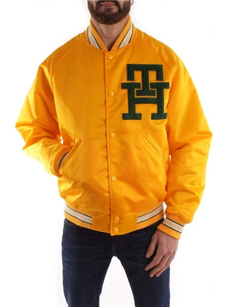 GIACCA VARSITY CON MONOGRAMMA UOMO GIALLO