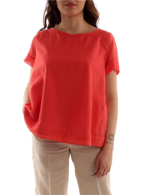 BLUSA TINTA UNITA DONNA ARANCIO