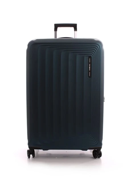 TROLLEY GRANDE RIGIDO NUON EXP 75 CM MATT PETROL BLUE