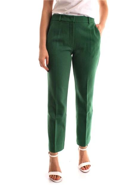 PANTALONE LEGGERMENTE SVASATO DONNA VERDE