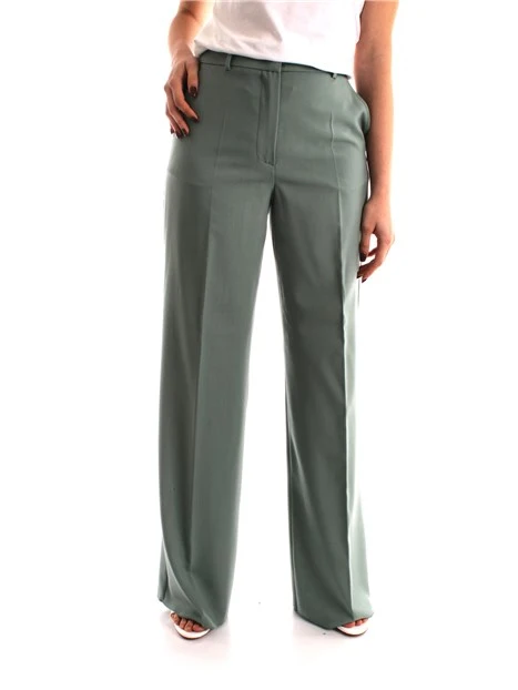 PANTALONE IN TELA DONNA VERDE