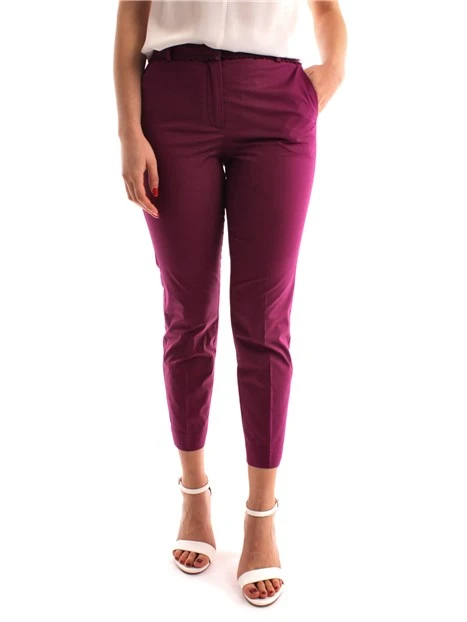 PANTALONE CON NAPPINE DONNA VIOLA