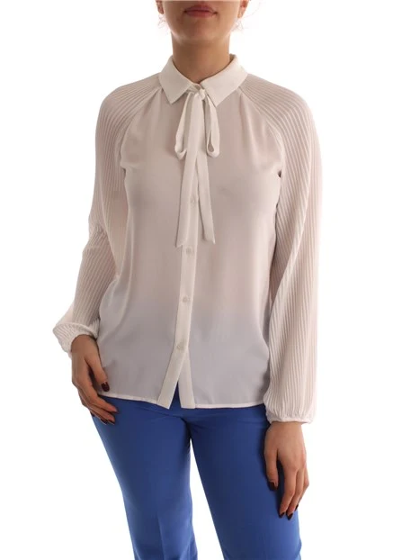 CAMICIA IN GEORGETTE DONNA BIANCO