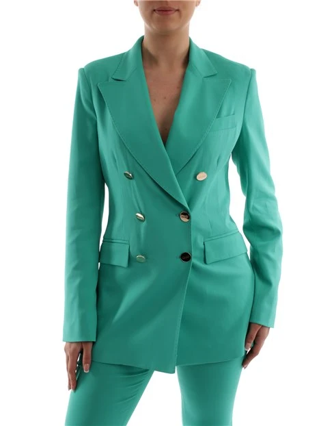 GIACCA BLAZER DOPPIOPETTO LIU JO BETTER DONNA VERDE ACQUA