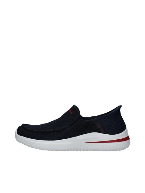 SNEAKERS SLIP ON IN TESSUTO UOMO BLU