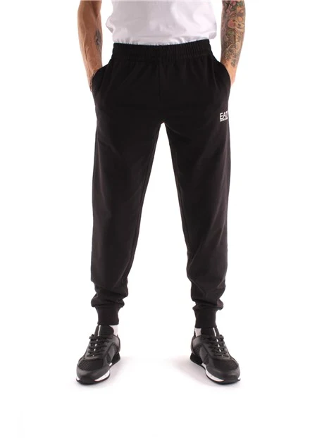 PANTALONE TUTA CON LOGO UOMO NERO