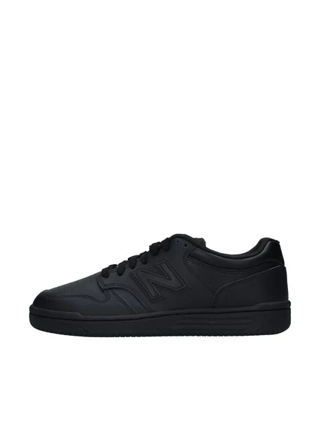 SNEAKERS BASSE 480 IN MISTO PELLE UNISEX ADULTO NERO