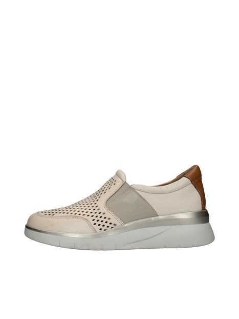 SNEAKERS CON ELASTICI LATERALI DONNA BEIGE