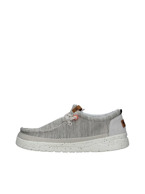 MOCASSINI IN COTONE RICILATO UOMO BEIGE