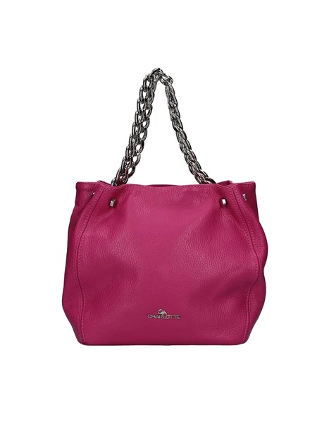 BORSA A MANO CON TRACOLLA DONNA FUCSIA