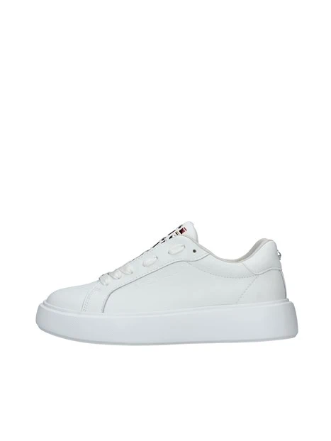 SNEAKERS CON INSERTI COLORATI POSIDONIA DONNA BIANCO