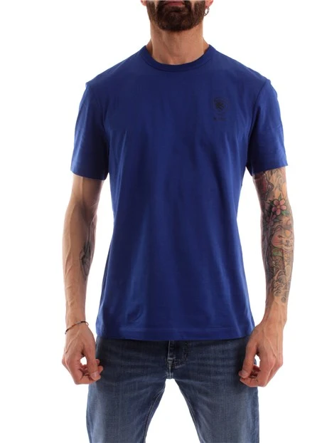 T-SHIRT CON SCUDO UOMO BLU SODALITE