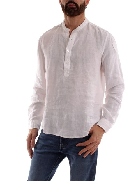 CAMICIA DI LINO UOMO BIANCO