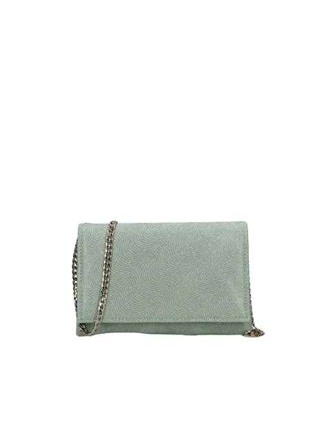 POCHETTE CON TRAMA ONDULATA DONNA VERDE ACQUA