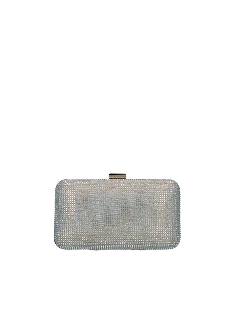 POCHETTE CON STRASS DONNA ORO