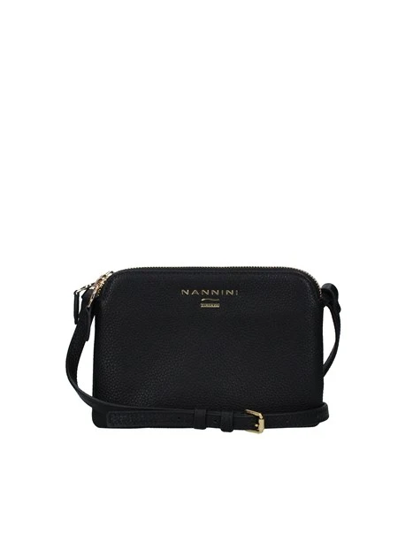 BORSA A TRACOLLA KEIRA A TRE SCOMPARTI DONNA NERO
