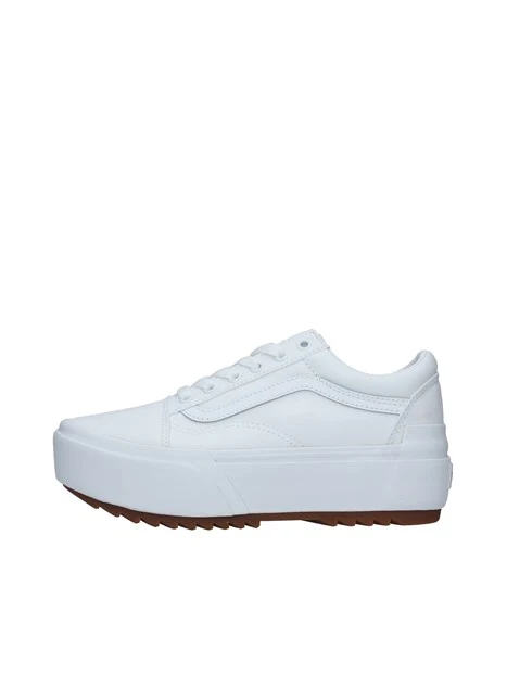 SNEAKERS BASSE  OLD SKOOL STACKED DONNA BIANCO