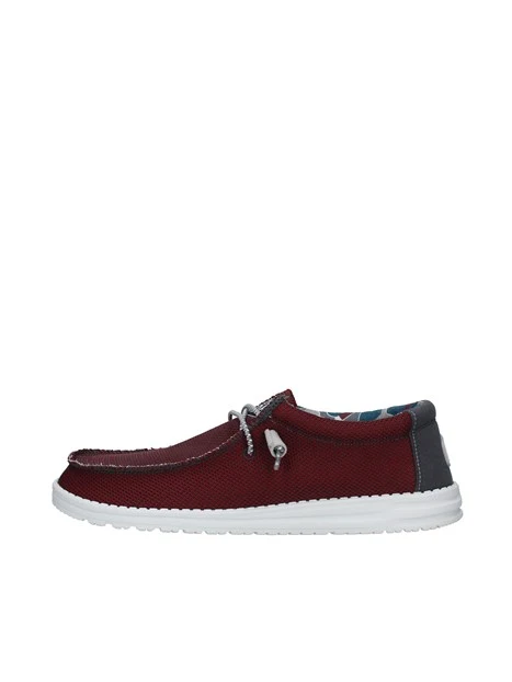 MOCASSINI SPORTIVI WALLY SOX TRIPLE NEEDLE UOMO ROSSO