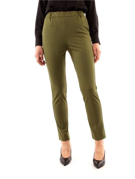 PANTALONE A SIGARETTA DONNA VERDE