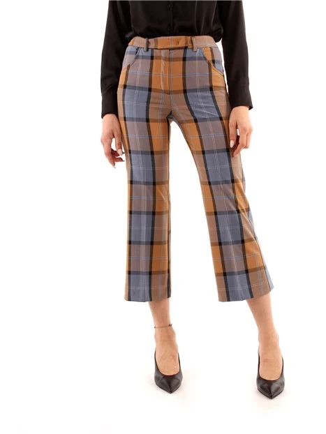 PANTALONI FLARE FANTASIA DONNA MARRONE