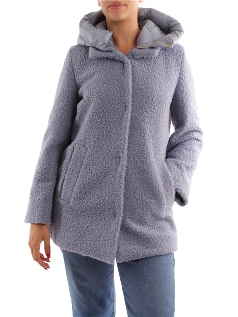 CAPPOTTO CON IMBOTITURA DONNA CELESTE