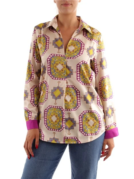 BLUSA A FANTASIA DONNA AVORIO