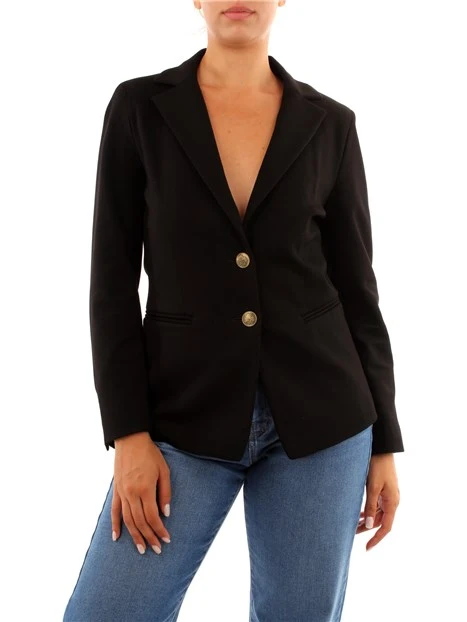 GIACCA BLAZER MONOPETTO DONNA NERO