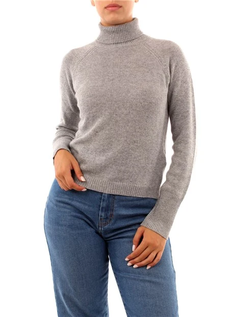 MAGLIA DOLCEVITA IN MISTO LANA DONNA GRIGIO