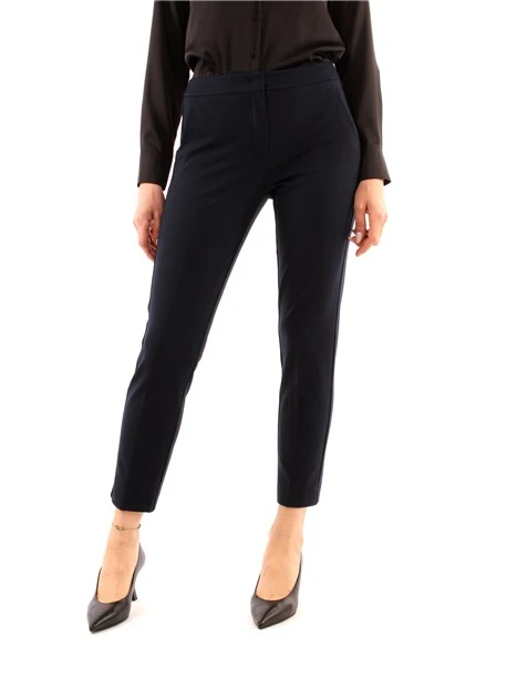 PANTALONI A SIGARETTA DONNA BLU NAVY
