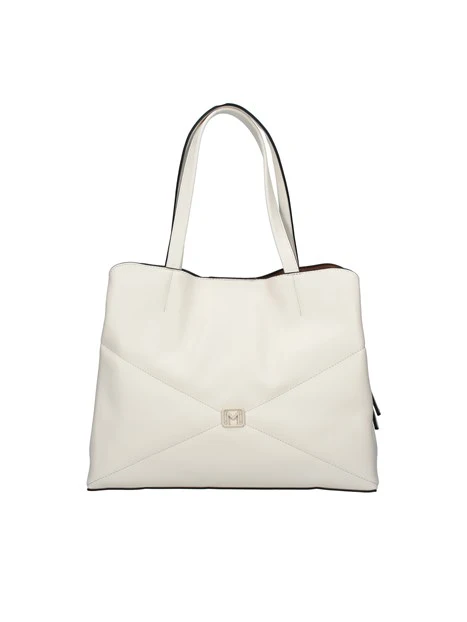 BORSA A SPALLA LEGGERMENTE IMBOTTITA DONNA BIANCO