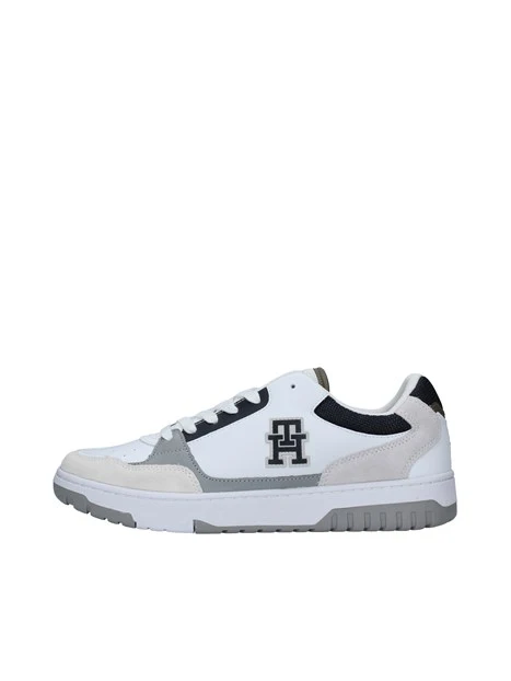 SNEAKERS CON LOGO TH UOMO BIANCO GRIGIO