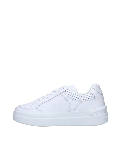 SNEAKERS CON LOGO IN RILIEVO DONNA BIANCO