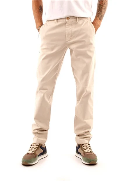 PANTALONI CHINO BLEECKER UOMO BEIGE